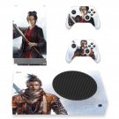 Boa Hancock decal skin sticker for Xbox Series S console with controllers