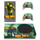 Deep Rock Galactic decal skin sticker for Xbox Series S console with controllers