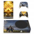 Elden Ring decal skin sticker for Xbox Series S console with controllers