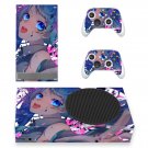 Hatsune Miku; decal skin sticker for Xbox Series S console with controllers