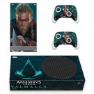 Assassin's Creed Valhalla decal skin sticker for Xbox Series S console with controllers