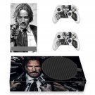 John Wick decal skin sticker for Xbox Series S console with controllers