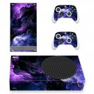 Cloud Texture decal skin sticker for Xbox Series S console with controllers
