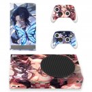 Demon Slayer decal skin sticker for Xbox Series S console with controllers