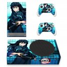 Demon Slayer decal skin sticker for Xbox Series S console with controllers