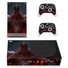 Diablo 4 decal skin sticker for Xbox Series S console with controllers