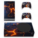 Digital Texture decal skin sticker for Xbox Series S console with controllers