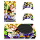 Dragon Ball decal skin sticker for Xbox Series S console with controllers