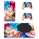 Dragon Ball decal skin sticker for Xbox Series S console with controllers