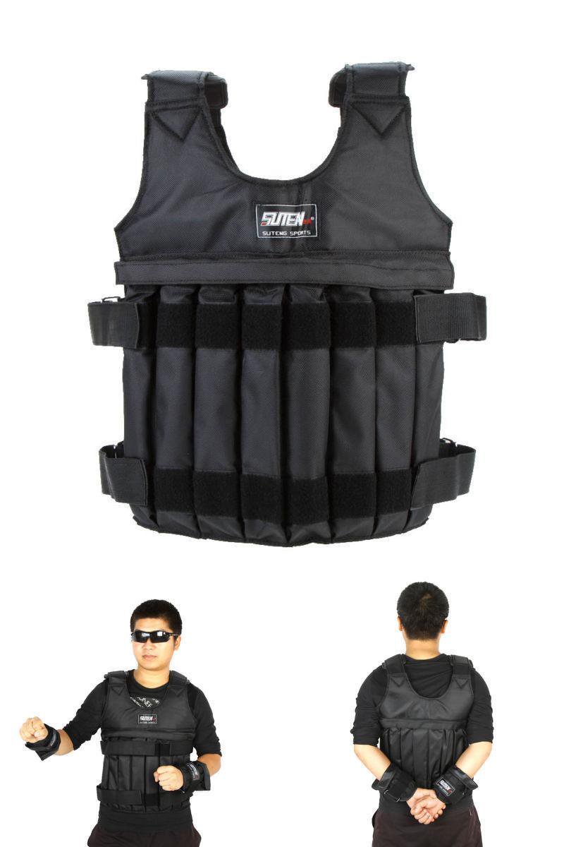 Boxing Training Equipment Vest Adjustable Exercise 20Kg Loading Weighted