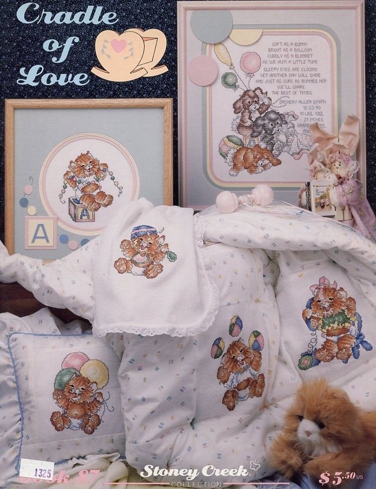 Cradle Of Love for Baby Stoney Creek Cross Stitch Pattern Booklet
