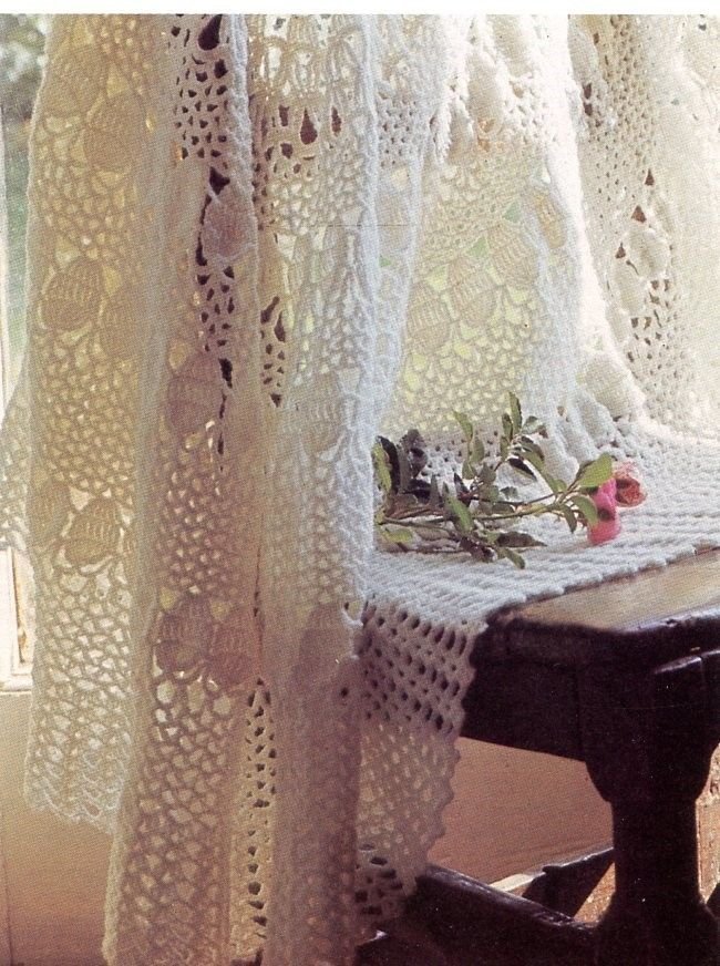 Lacy Baby Afghan Cavendish Crochet Pattern/Instructions Leaflet NEW