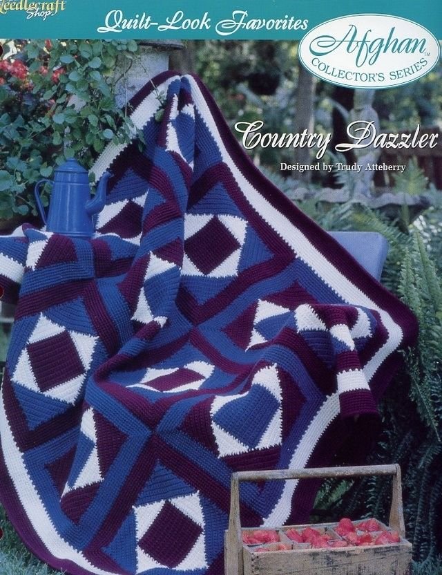 Crazy Quilt Style Crochet Afghan Patterns