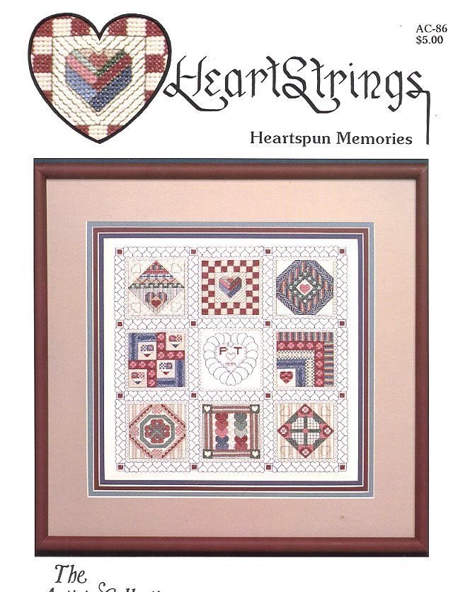 Heartspun Memories HeartStrings Cross Stitch Pattern RARE 30 Days to Pay!
