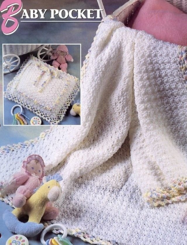 Baby Pocket Afghan Pillowghan Annie's Crochet Pattern/Instructions ...