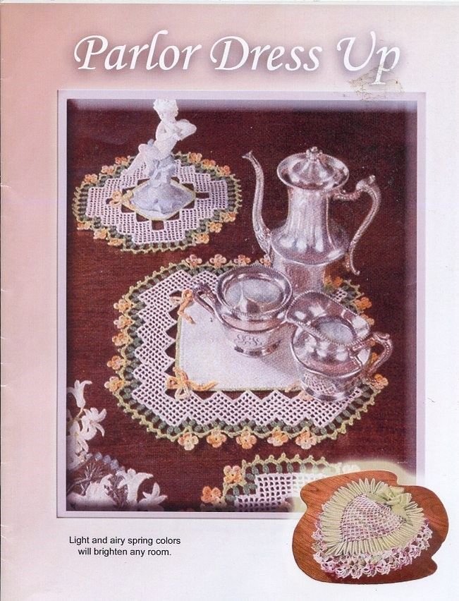 Parlor Dress Up Doilies Pincushion Yesterdazes Crochet ...