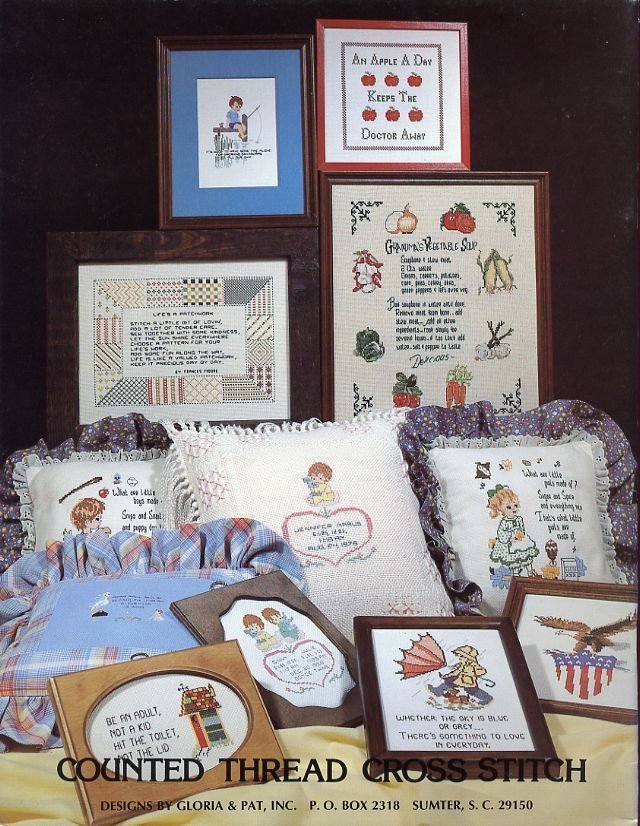 Designs That Count Gloria & Pat Cross Stitch Pattern Leaflet 30 Days