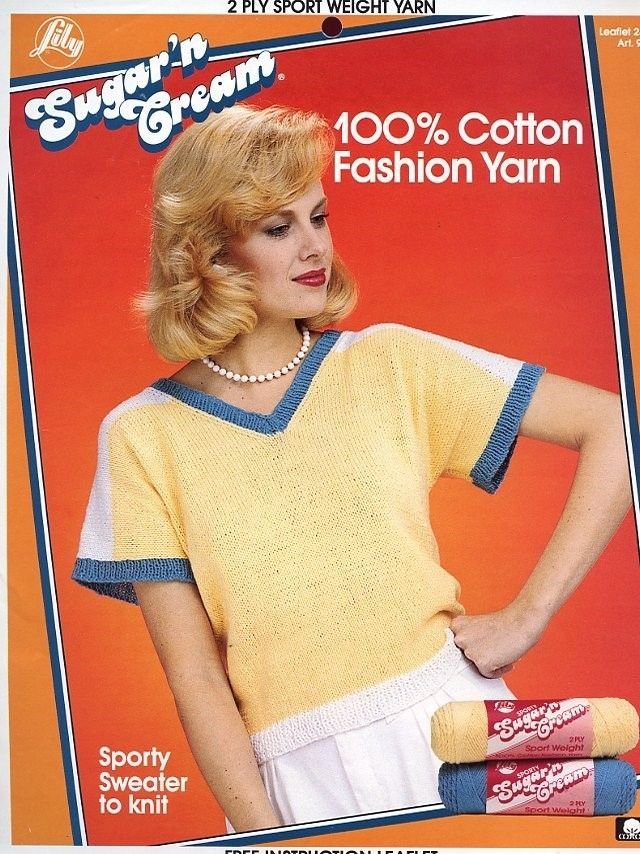 Women's Sporty Sweater to Knit Lily Pattern Sz. SML 30 Days to Shop