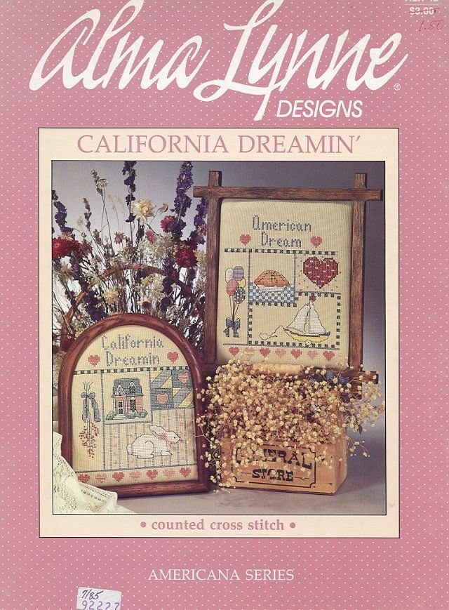 California Dreamin' American Dream Cross Stitch Pattern 30 Days to