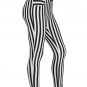 Beautiful Striped Black-White Leggings