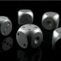 D6 Aluminum Gaming Dice 5 Piece Set, Six Sided, Board Game, RPG, Unique Gifts