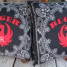 Two Vintage USA Handmade Ruger Firearms American Rim Fire Throw Pillows Two Vintage USA Handmade Ruger Firearms American Rim Fire Throw Pillows