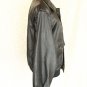 NewKing Kingleather Black Leather Bomber Jacket Coat sz M Sharp!
