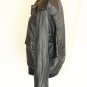 NewKing Kingleather Black Leather Bomber Jacket Coat sz M Sharp!