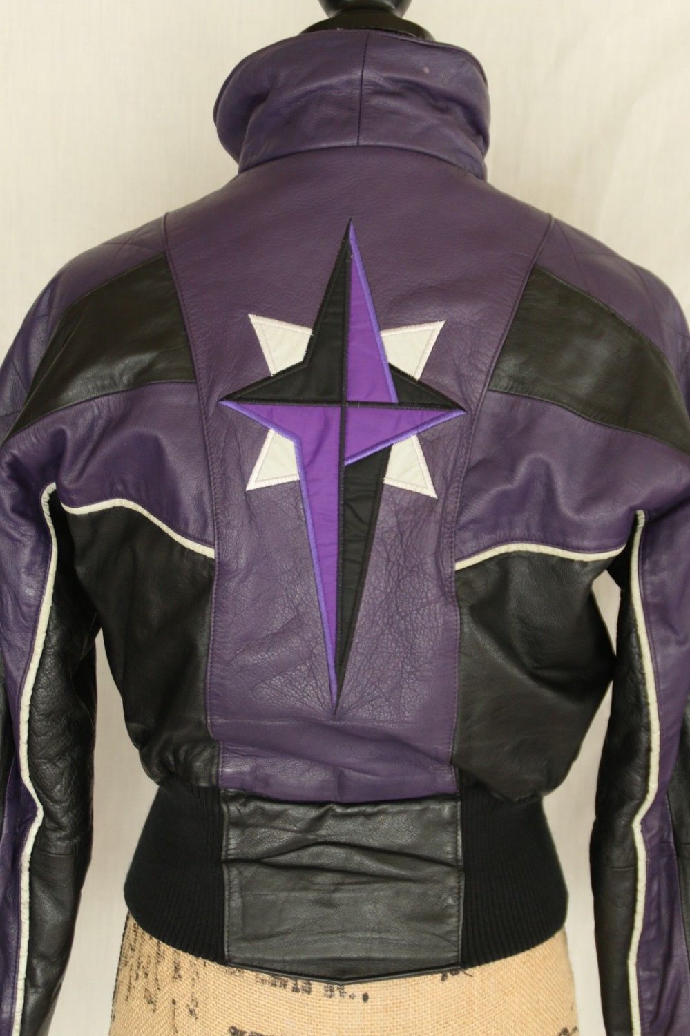 Vintage Purple POLARIS Racing Hein Gericke Leather Snowmobile Jacket ...