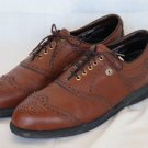 Etonic Brown Wingtip Golf Mens 9.5 M