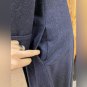 Beaver Fur Collar Wool Pea Coat sz M
