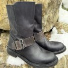 Vintage Foundry Co. VFL307 Women's Anya Leather Biker Boots Black Navy Size 7.5 Vintage Foundry Co. VFL307 Women's Anya Leather Biker Boots Black Navy Size 7.5