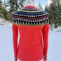 J. Crew Womens Multicolor Wool Blend Fair Isle Crewneck Pullover Sweater Small