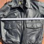 VTG New KING Womens Black Bomber Leather Motorcycle Biker Jacket Size Small