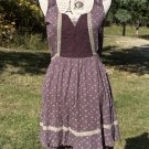 MM Miss Me Couture Print Purple Fairy Dress Ruffles Layered Whimsy Sz Sm
