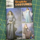 Simplicity Pattern 9891 Cut Misses 14-20 Medieval Renaissance Costume Dresses Simplicity Pattern 9891 Cut Misses 14-20 Medieval Renaissance Costume Dresses