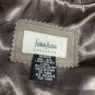 Neiman Marcus Leather Swing Coat Trench Jacket Lamb Tan Brown Sz M