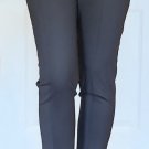 Theory Womens Wool Zippered Mid-Rise Skinny Dress Pants Black Size 4