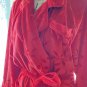 Jaclyn Smith Intimates  Size Small Red Velvet Bathrobe Rare