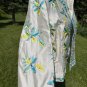 Etcetera Bejeweled Embroidered Jacket Light Yellow 100% Silk Lined Size 16
