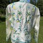 Etcetera Bejeweled Embroidered Jacket Light Yellow 100% Silk Lined Size 16