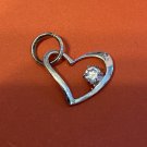 Vintage Necklace Pendant STERLING SILVER Heart Jewelry Vintage Necklace Pendant STERLING SILVER Heart Jewelry