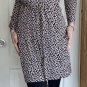 DVF Diane Von Furstenberg Navy Gold Shirt Belted Dress, 4 Women&acirc;��s