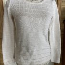 L.L. Bean Sweater Womens Size XS Ivory Knit Long Sleeve Fisherman Cozy Winter L.L. Bean Sweater Womens Size XS Ivory Knit Long Sleeve Fisherman Cozy Winter