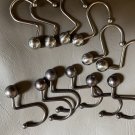 Heavy Shower Curtain Hooks Rings Decorative Shower Curtain Hangers Heavy Duty...