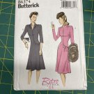 NEW Butterick B6374 RETRO 44 Shawl Collar Dress Uncut Sewing Pattern sz 6-14