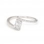 0.35 Ct Natural Diamond Lovable Ring by Tanache in 10KT Gold for Women