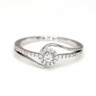 0.2 Ct Natural Diamond Engagement Ring by Tanache in 10KT Gold for Women