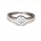 0.7 Ct Natural Diamond Beautiful Ring by Tanache in 10KT Gold for Women