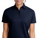 Port Authority Ladies Womens Pima Polo Golf Shirt PimaCool Technology Navy 3XL